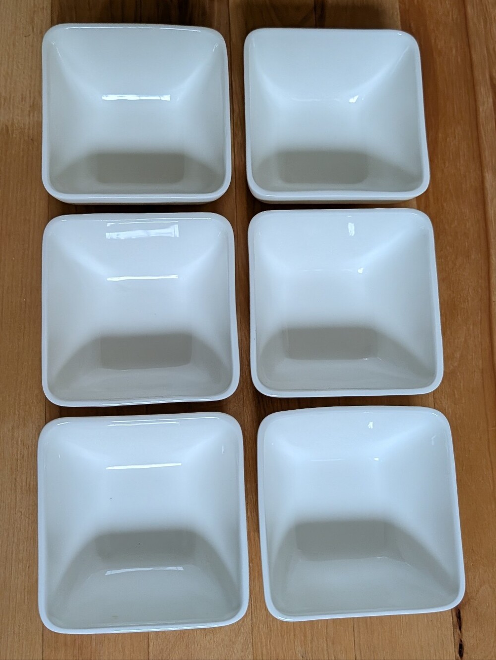 set of 6 HOTEL COLLECTION bone china dipping bowls
